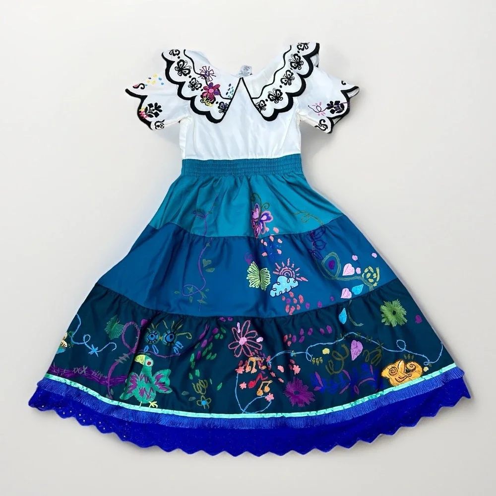Disney Store Encanto Mirabel Deluxe Costume Dress Girls Size 9/10‎ & Accessories